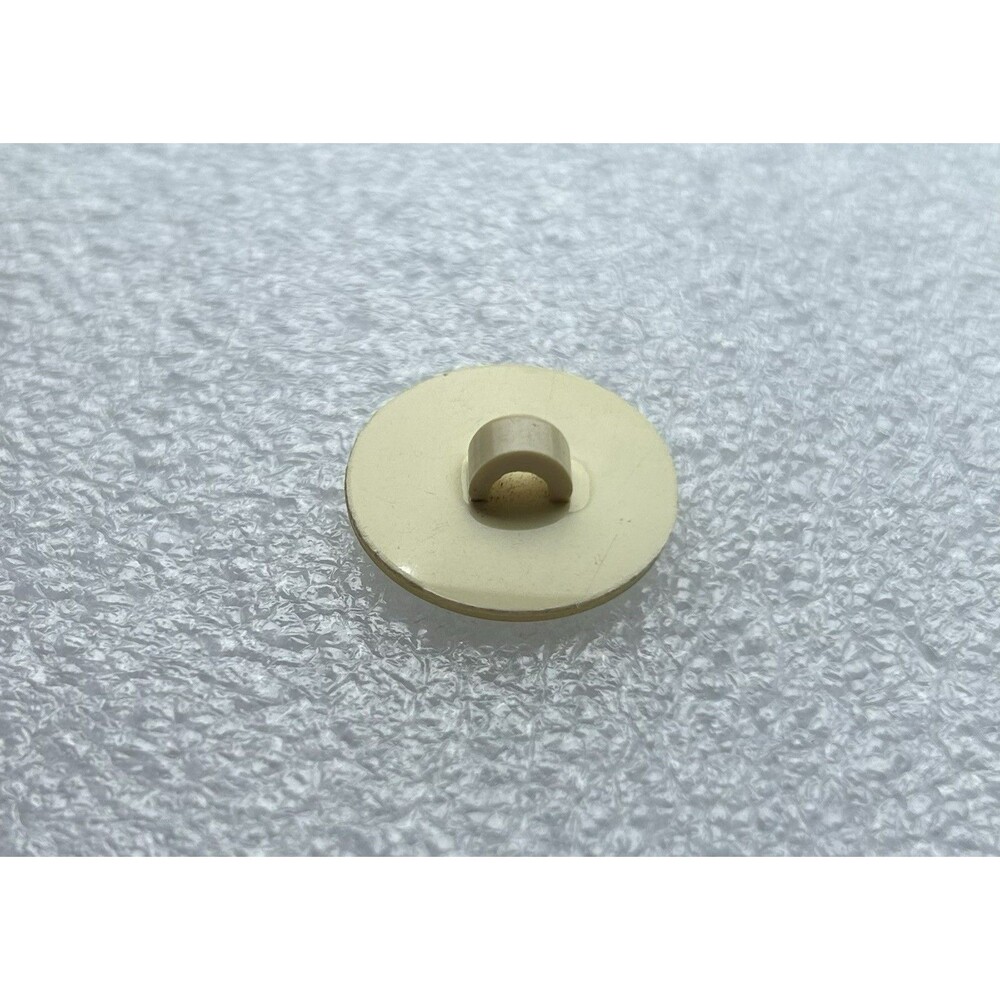Vintage Cream Pearl Celluloid Metal Anchor Button - Picture 3 of 4
